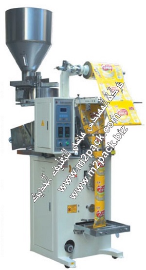 ماكينة التعبئة والتغليف الآتوماتيكية ذات قادوس قلاب التي تقوم باللحام من الظهر موديل 902 النموزجية 2013 التى نقدمها نحن شركة المهندس المنسي للتغليف الحديث و الصناعات الهندسيه M2Pack.com