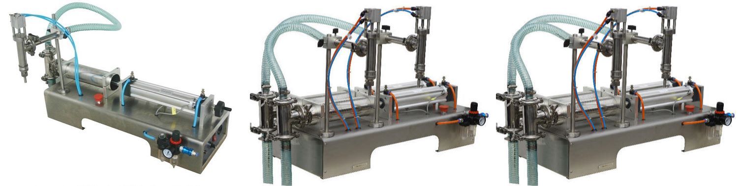 مكنة تعبئة زيت 2 نوزل و 1 نوزل من شركة المهندس منسي