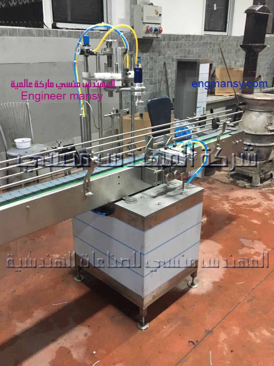 ماكينة تعبئة مياة الشرب في قوارير من شركة المهندس منسي
