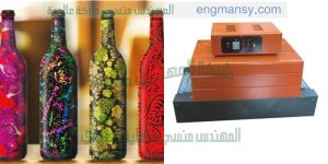 الة تعبئة وتغليف مستخدما مادة تغليف شرنك