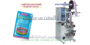 ماكينة تعبئة اكياس جيل الشعر